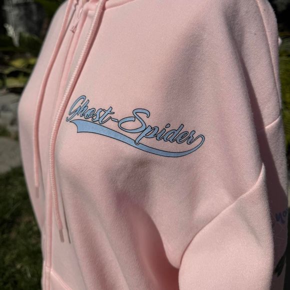 Marvel Pink Spider-Gwen Zip Up Hoodie - Picture 3 of 8